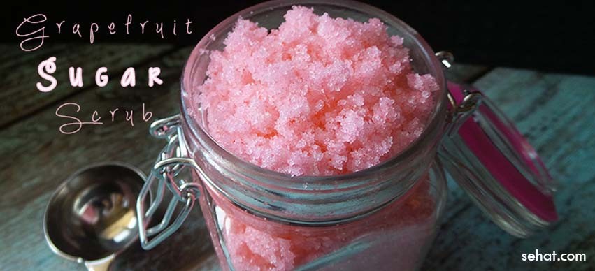 Homemade Grapefruit Body Scrub For Glowing Skin