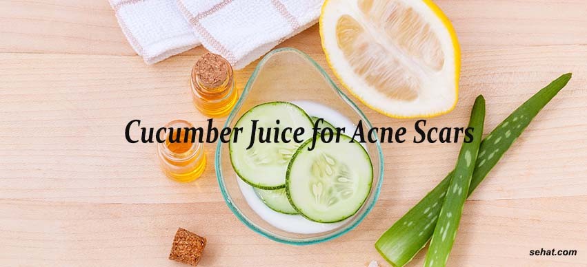 Cucumber Juice for Acne Scars