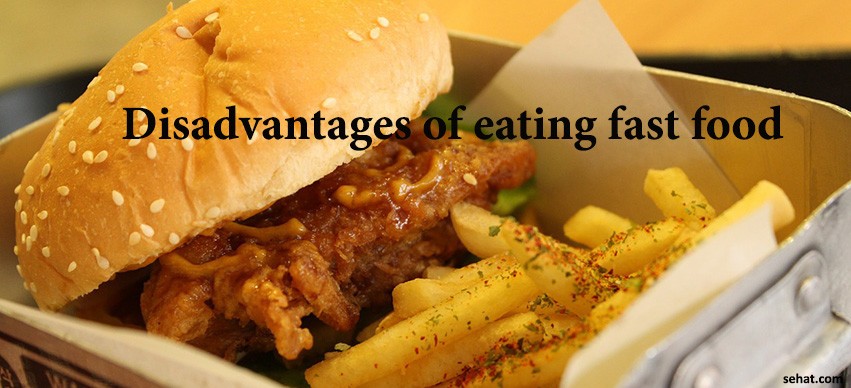 disadvantages of eating fast food