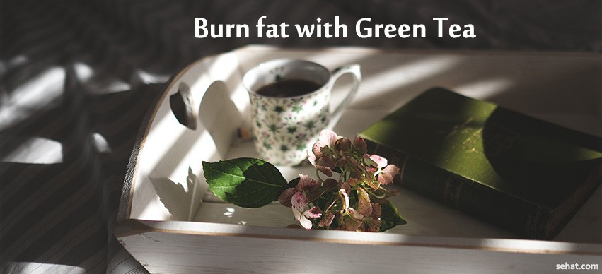 burn fat with green tea