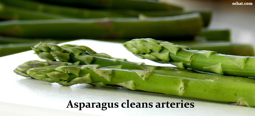 Asparagus cleans arteries