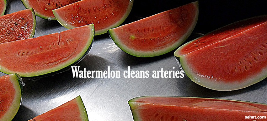 Watermelon cleans arteries