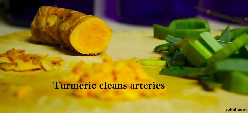 Turmeric cleans arteries