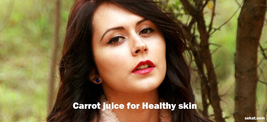 carrot juice healthy skin