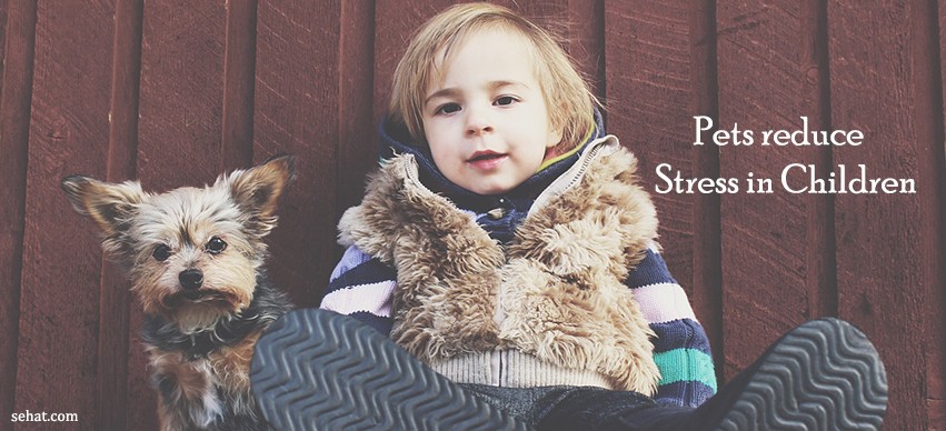 Pets reduce Stress in Children