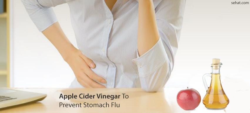 Apple cider vinegar to prevent stomach flu