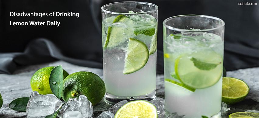 Disadvantages of drinking lemon water daily