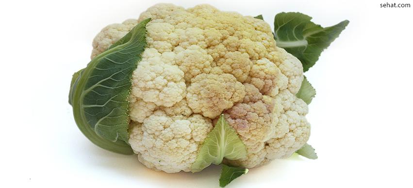 Cauliflower is a low calorie food for losing weight