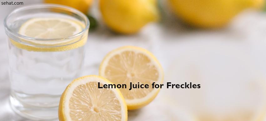 How To Remove Freckles With Lemon Juice