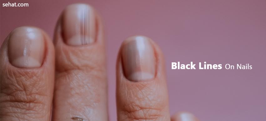 Black Streaks Nails Nail Ftempo