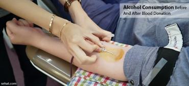 Alcohol Consumption Before and After Blood Donation