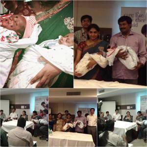 26 Weeks Old Neonatal Twins Delivered at Motherhood, Hyderabad